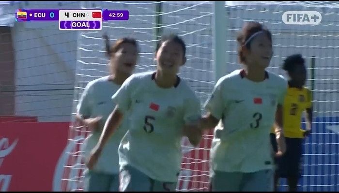 半场杀死悬念! 中国女足U17 4-0领先出线在望, 宋语后点破门