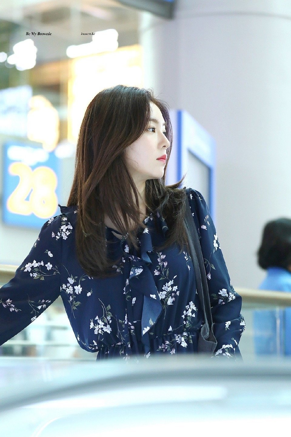 Irene裴珠泫碎花裙​​​