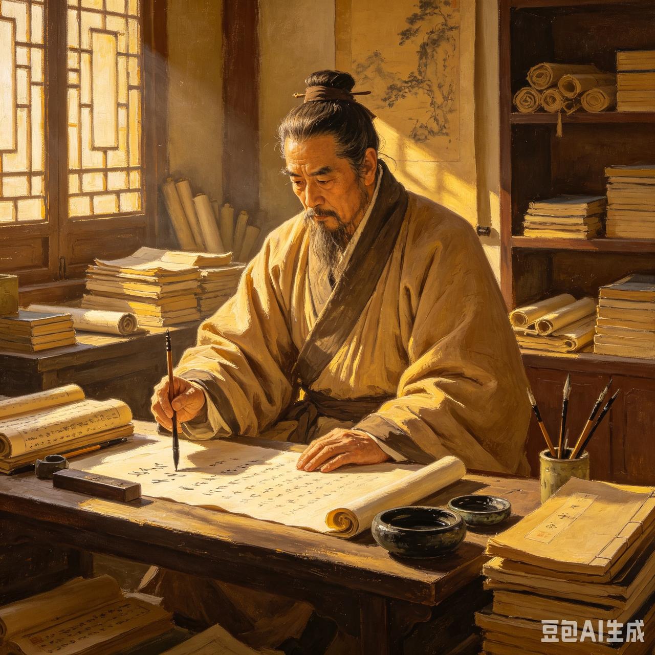 三国时期，有一个人与王羲之齐名，并称“钟王”。他就是钟繇，字元常，颍川长杜人。