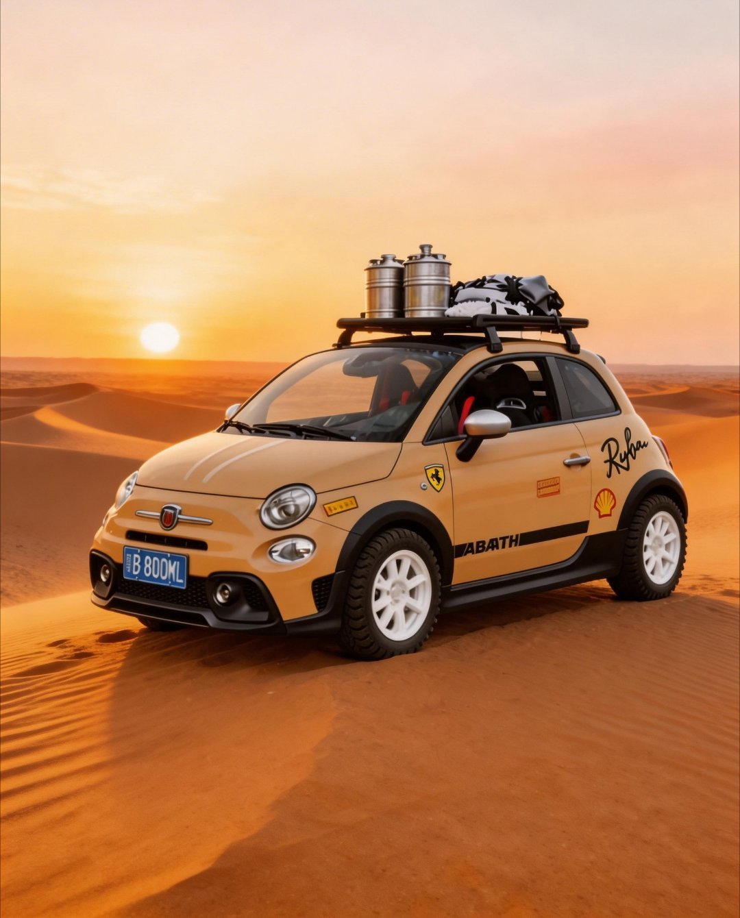 最近很流行跨界，给我的小蝎子试了试OFFROAD皮肤，就叫它：阿巴斯595Ta