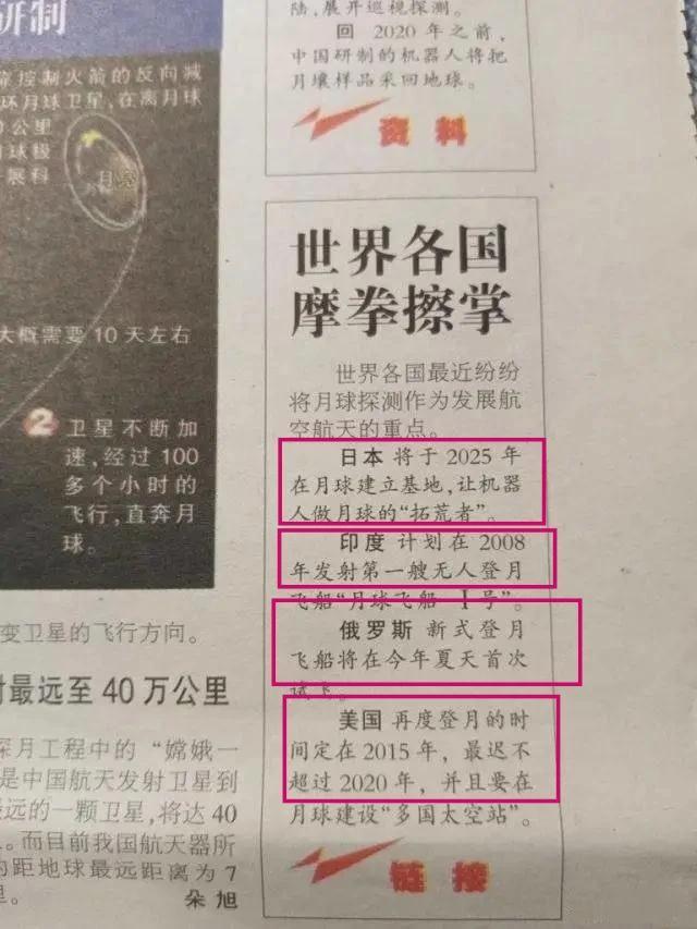 离日本建立月球基地就剩下几天时间了，赶紧发射还是来得及当初世界各国在月球探索
