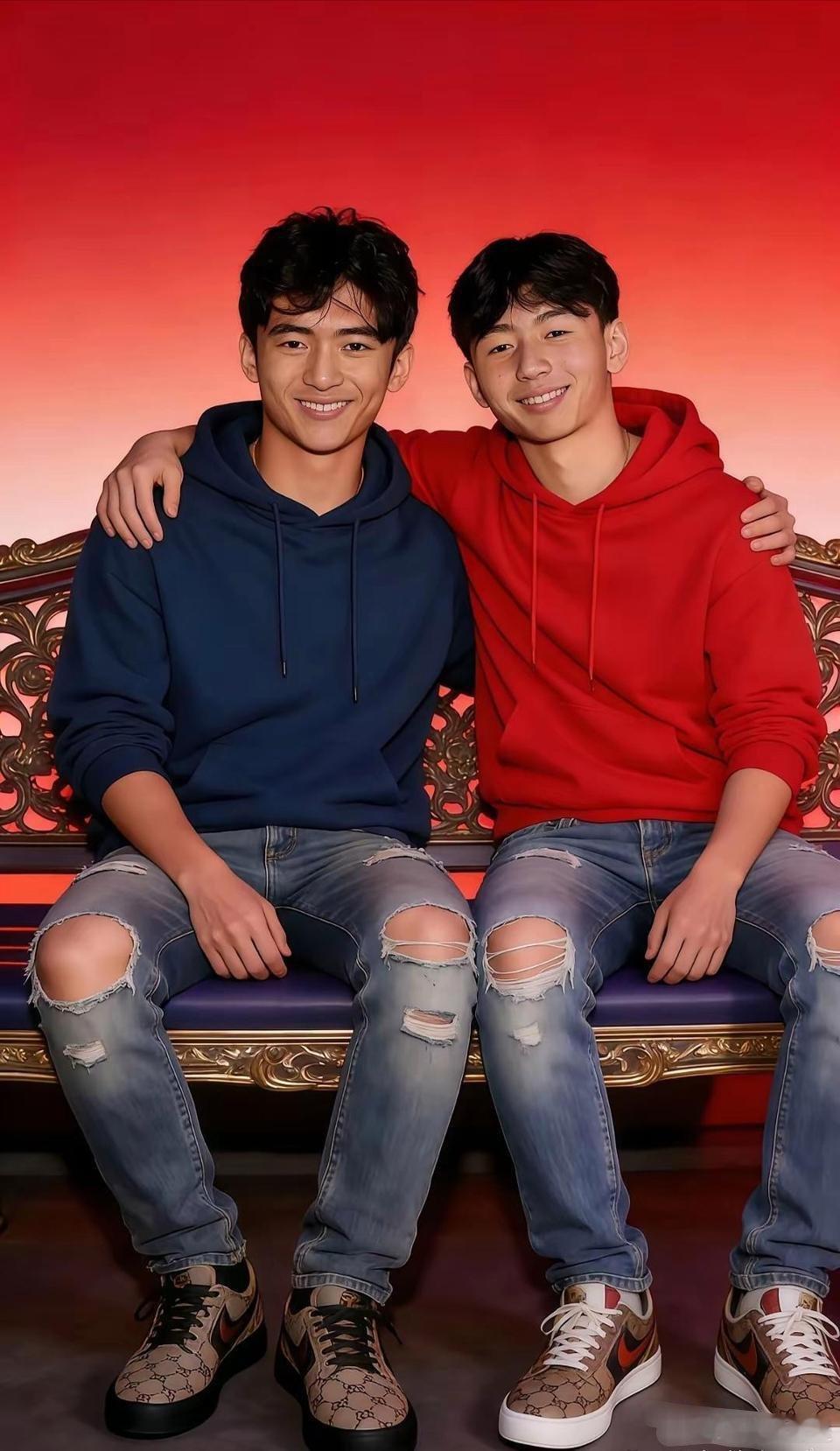 谢霆锋的两个儿子，像谁？