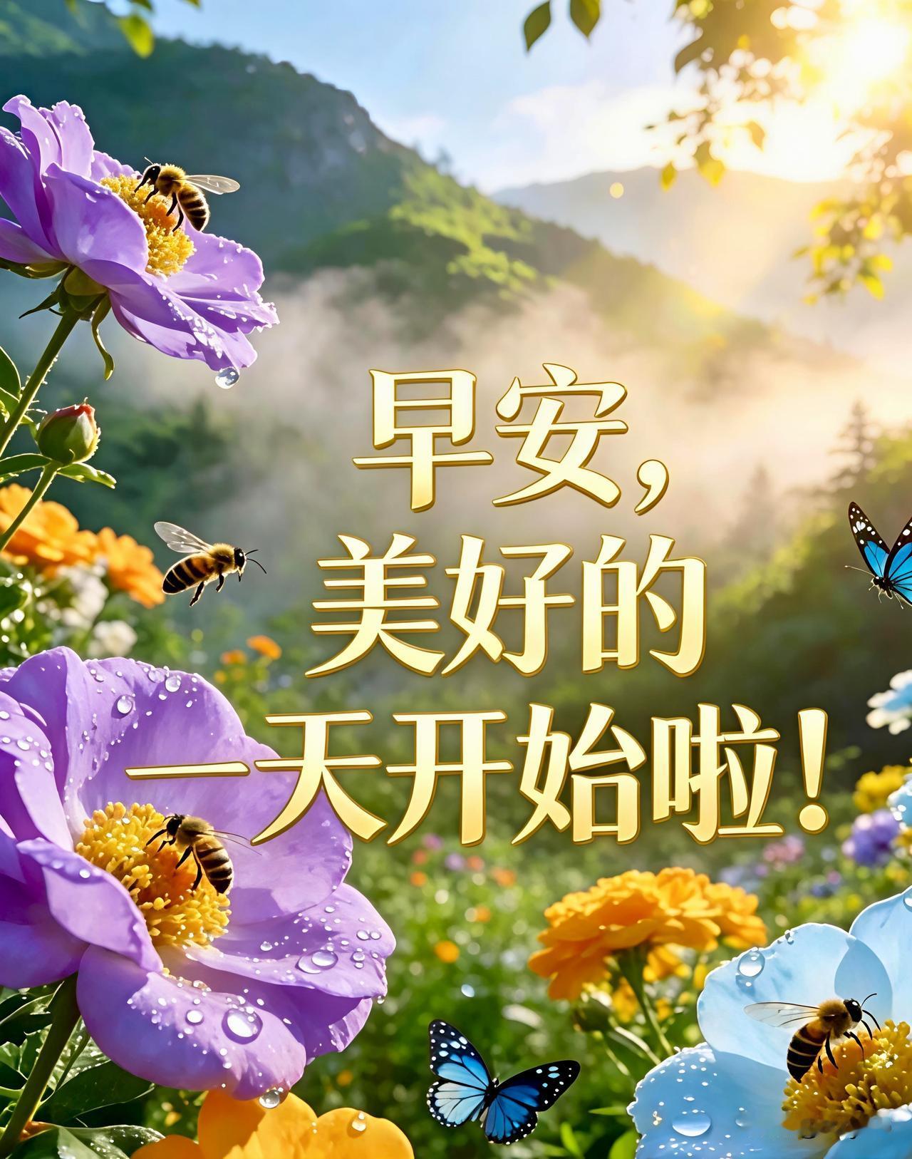 清新的早晨，是美好的开端；真挚的问候，是心中的惦念。感恩缘分让我们在茫茫人海中相