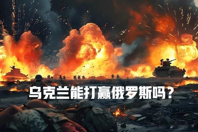 本来乌克兰是毫无胜算的。但是，乌克兰经过四年半的战争，已经激发了军工企业和战争潜