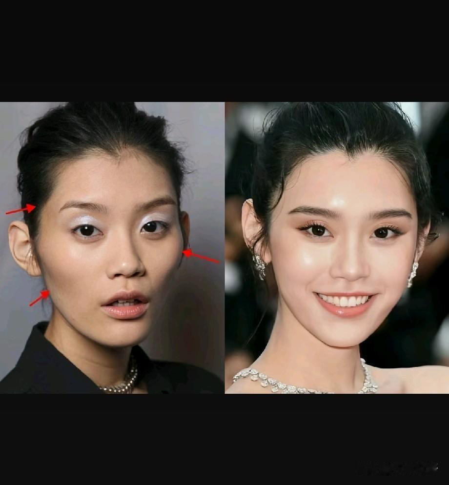 同一张脸两种状态！奚梦瑶婚前婚后颜值大变，被爱滋养的模样藏不住同样是超模奚
