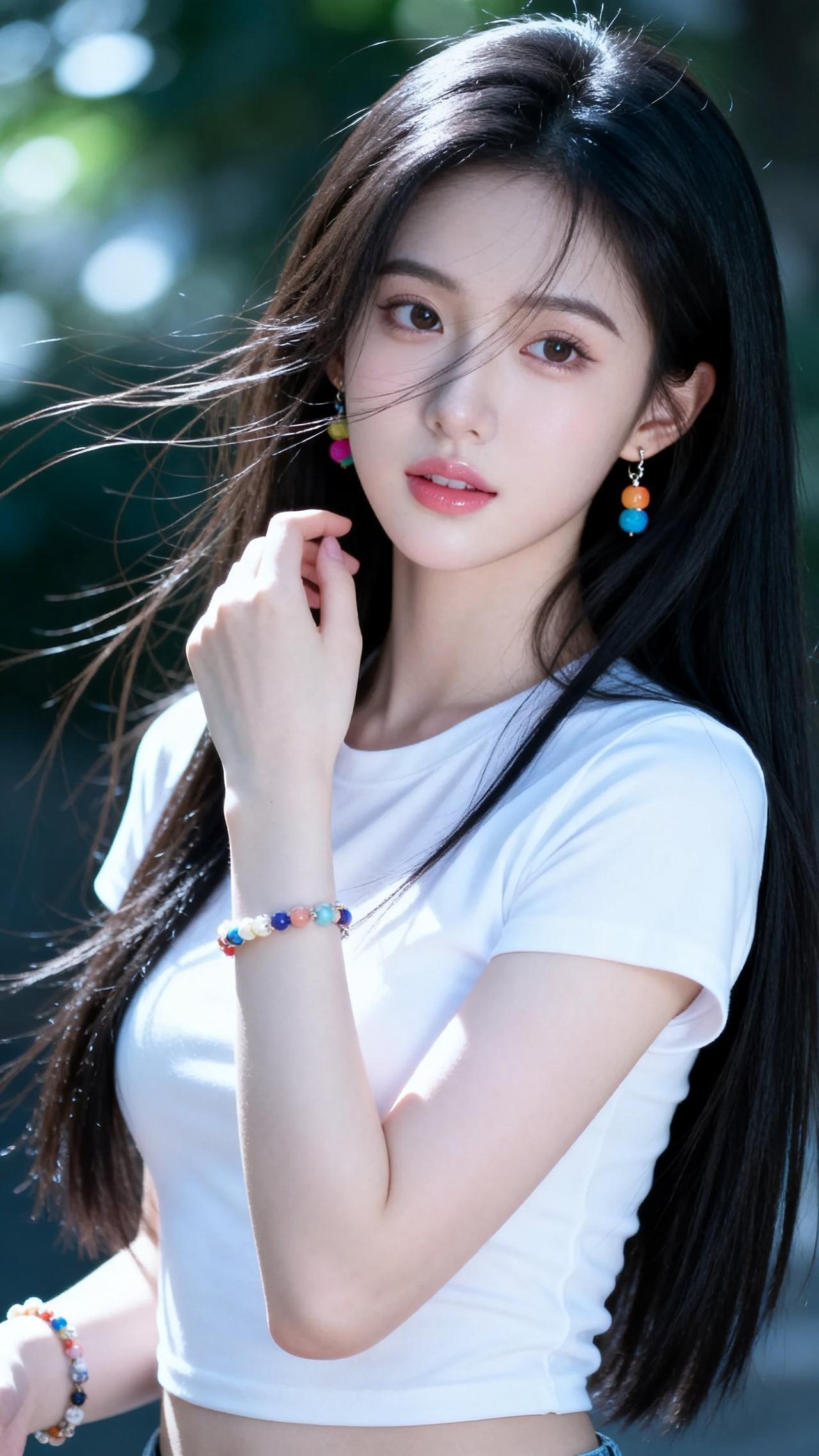 碧玉妆成一树高，万条垂下绿丝绦。绿柳枝枝软初染梢头淡作金
