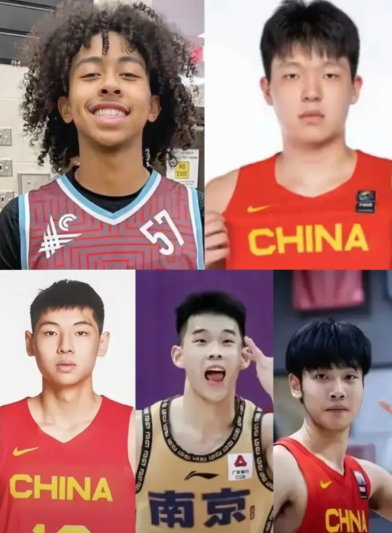 未来希望，中国男篮五年后各位置本土潜力新星！中锋，​杨瀚森，现在20岁，身高