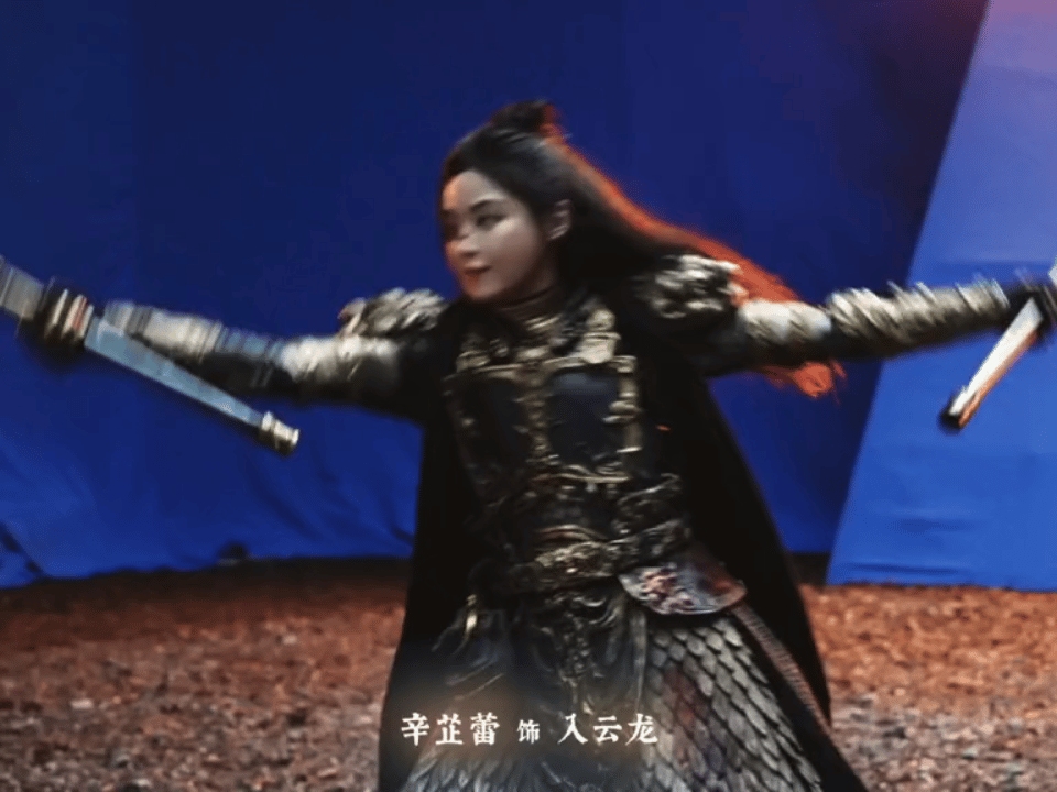 辛芷蕾当之无愧刀马旦辛芷蕾在《刺杀小说家2》中宛如古早武侠画卷里走出的女侠。战