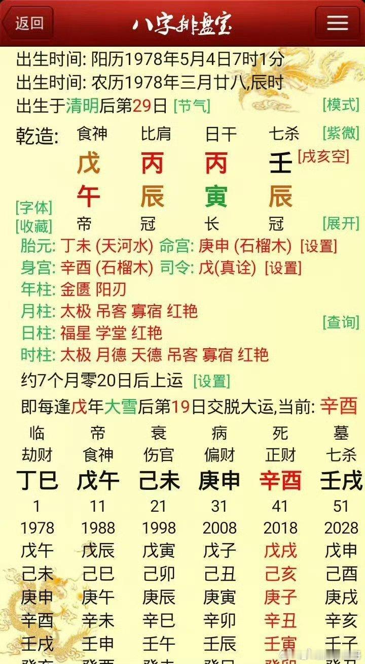 今天例题解读：八字看你是否事业有成资产5000万？男命：戊午丙辰丙寅壬辰。丙生申
