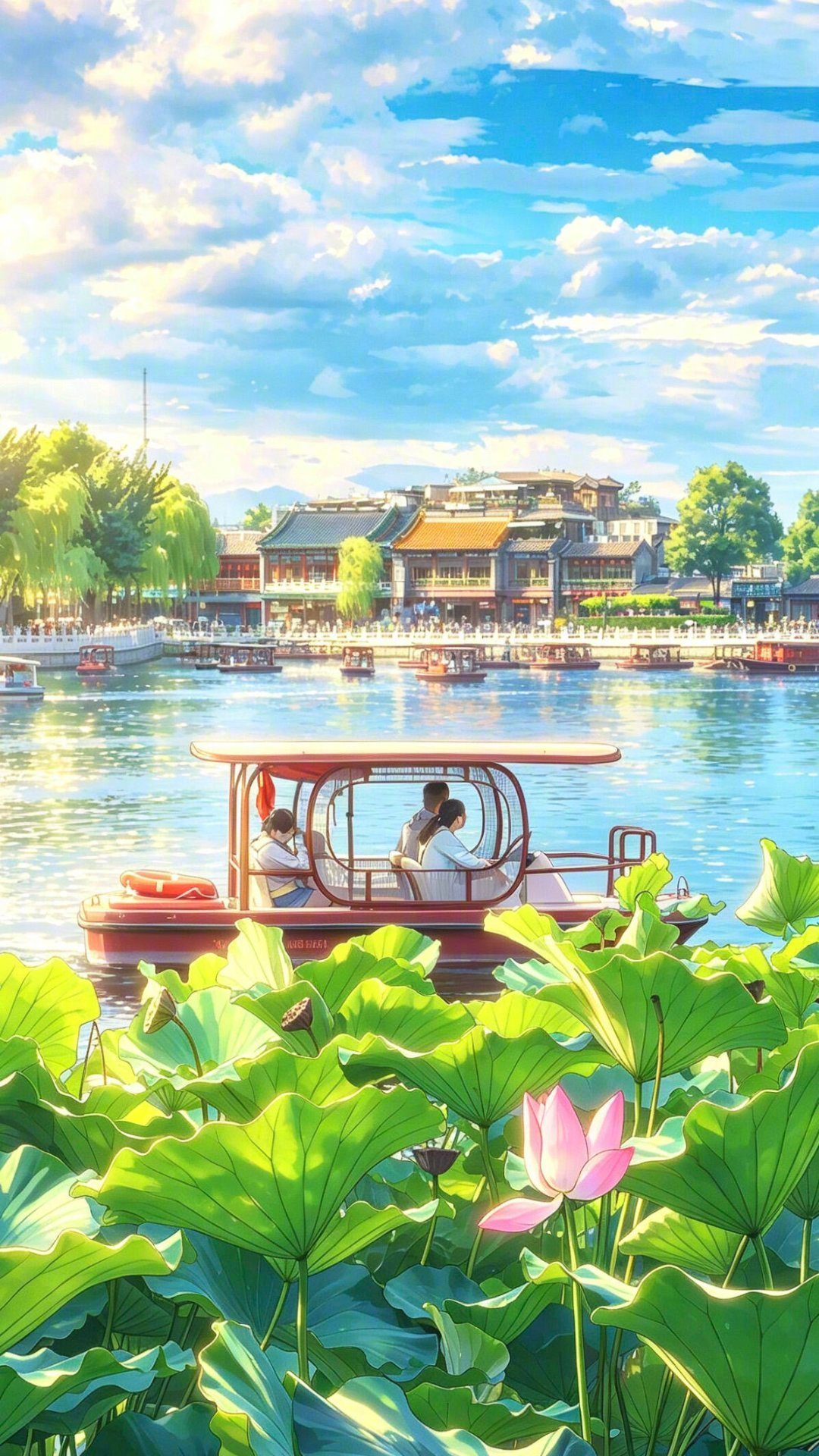 漫画风的北京，清爽的夏天。​​​