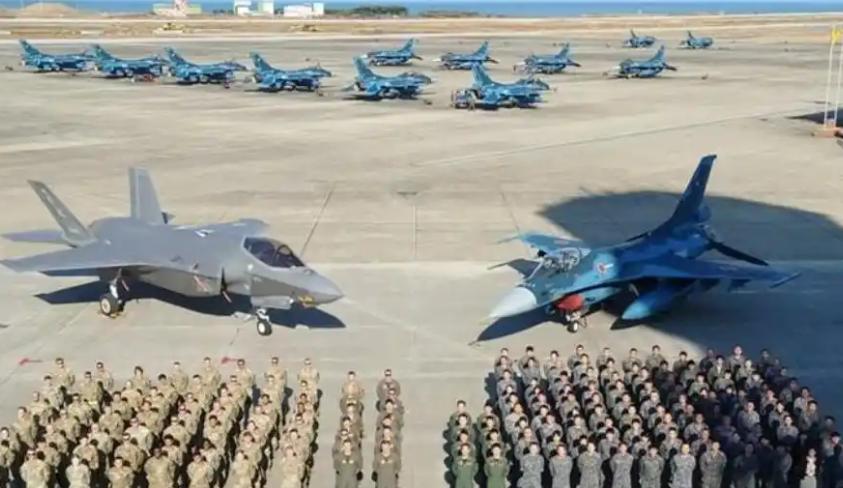 8月18日，中国空军出动最大武装无人机，TB-001无人机飞越东海，琉球群岛上空