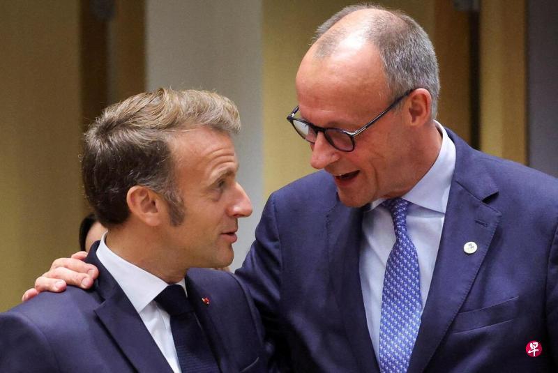 路透社引述德国《明镜》周刊12月4日报道，：法国总统马克龙和德国总理默茨在与乌克