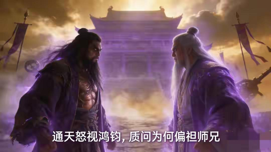 通天教主兵败质问鸿钧为何偏袒，老祖叹息：你能活已是我最后私心万仙阵碎，碧游