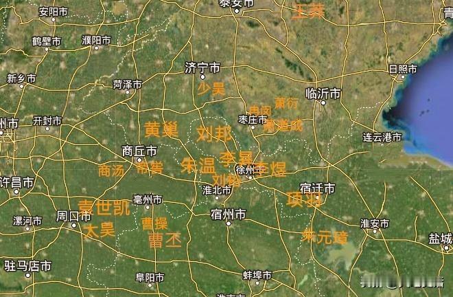 中国最出开国皇帝的区域河南、山东、安徽、江苏四省交界区域，最出开国皇帝。