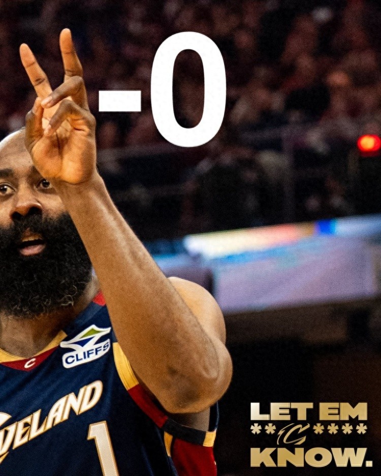 【🏆骑士主场两连胜，胜利海报燃爆🔥🏀】在今天的季后赛激战中，骑士以115-