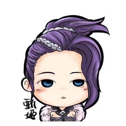 王者荣耀动漫头像: 赵云韩信露娜李白甄姬兰陵王花木兰娜可露露