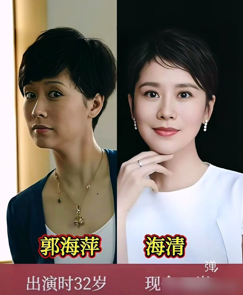 十六年后，海清站中间，李念、邬君梅、冯嘉怡往两边一靠，评论区直接炸了。当年《蜗居》选角，导演滕华涛死