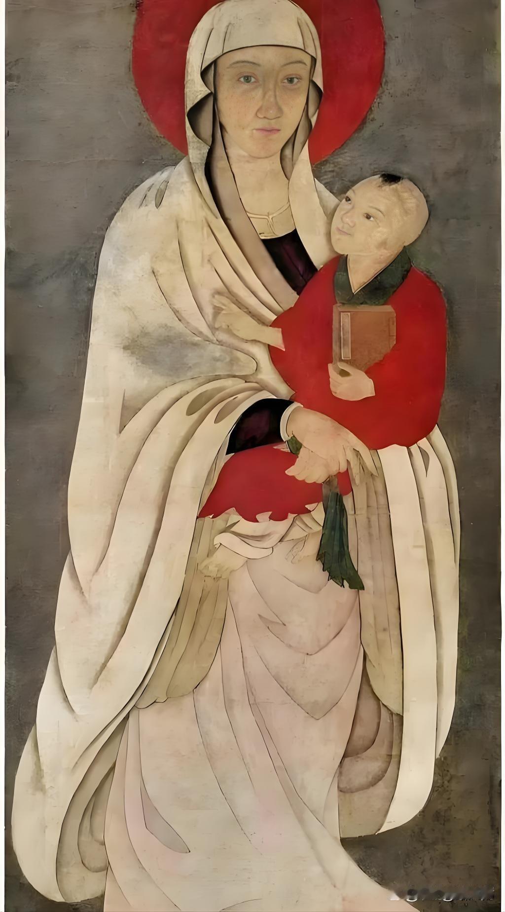 唐伯虎的《观音送子图》与意大利《圣母像》，到底谁抄了谁？​我的结论是，唐伯虎《