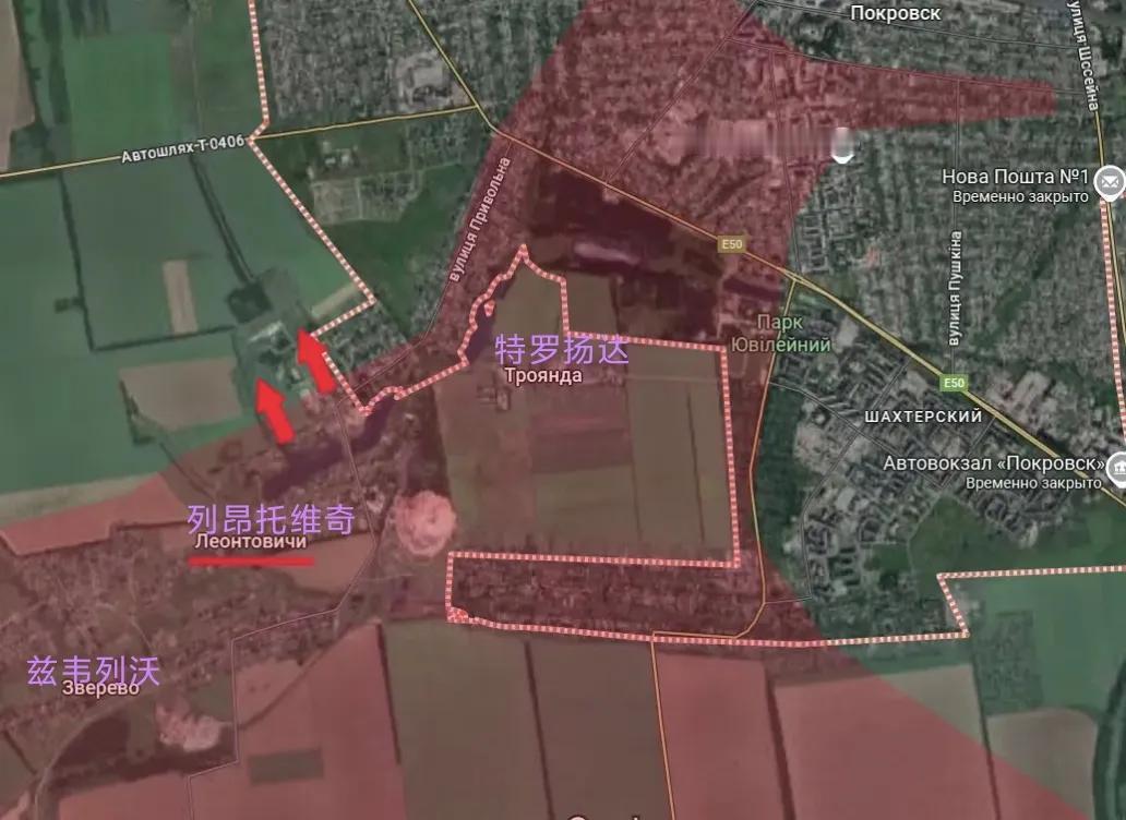 俄军在红军城继续取得进展，占领了列昂托维奇。该村之前称为佩尔沃耶·玛雅，后来根据