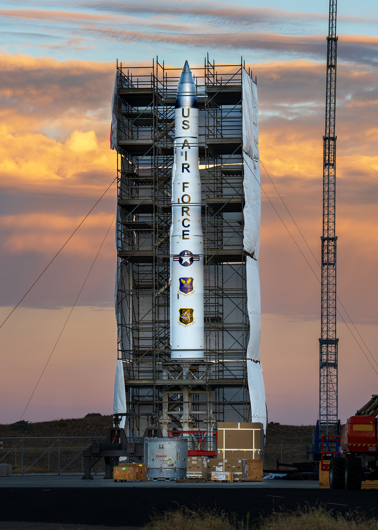 LGM-35A“哨兵”洲际弹道导弹进入全弹整合测试阶段，预计明年试射​​[并不