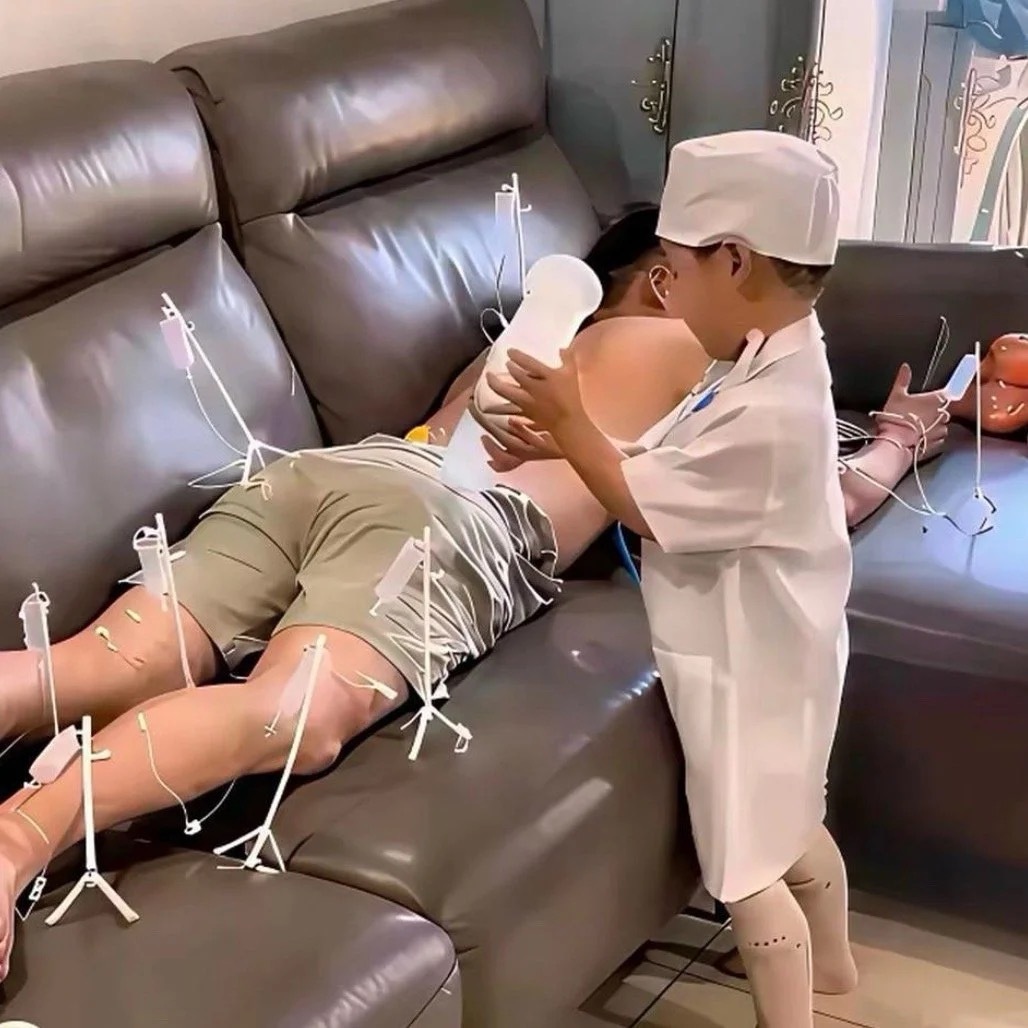 千万别让男的带孩子了