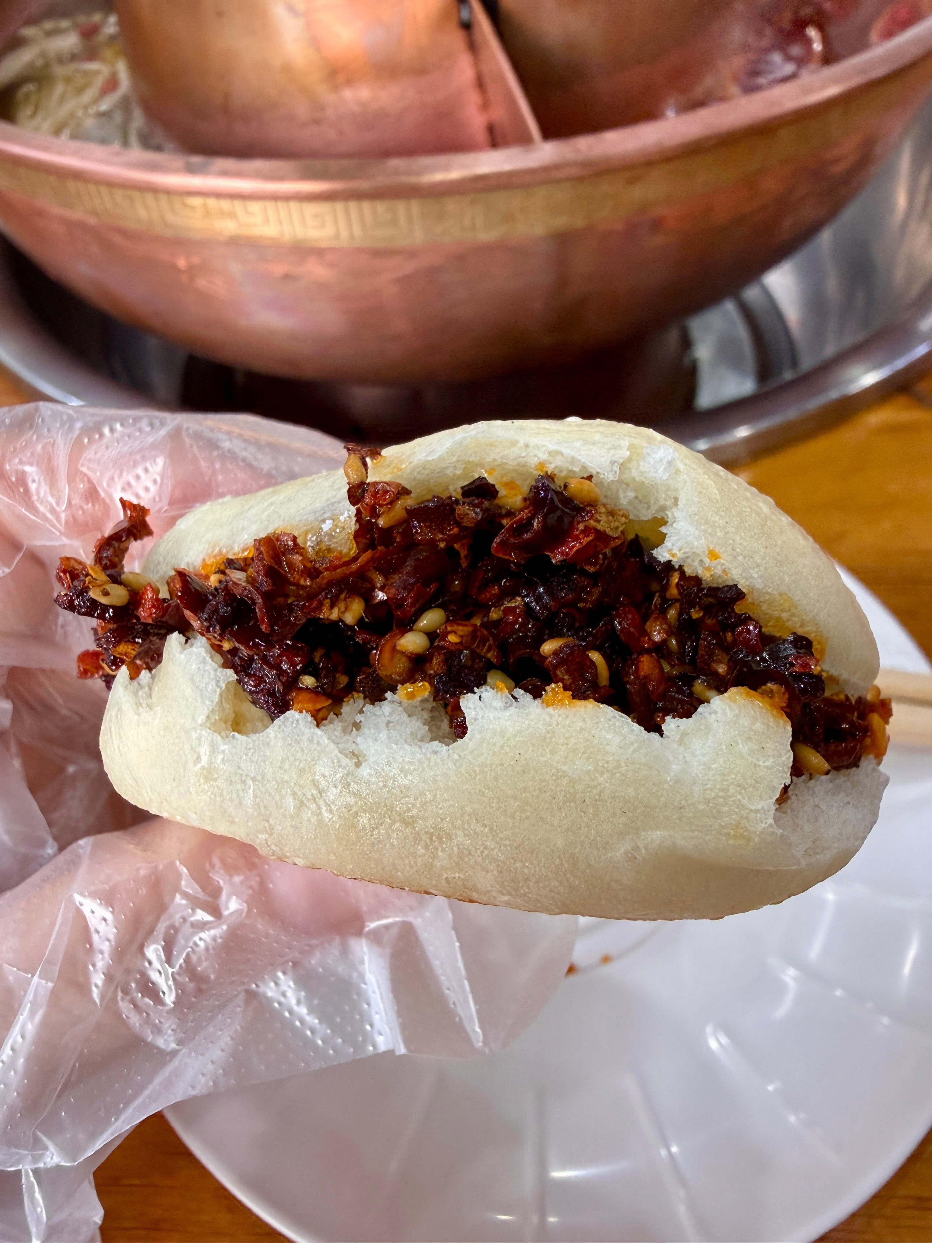 油泼辣子夹馍西航串串谁懂～