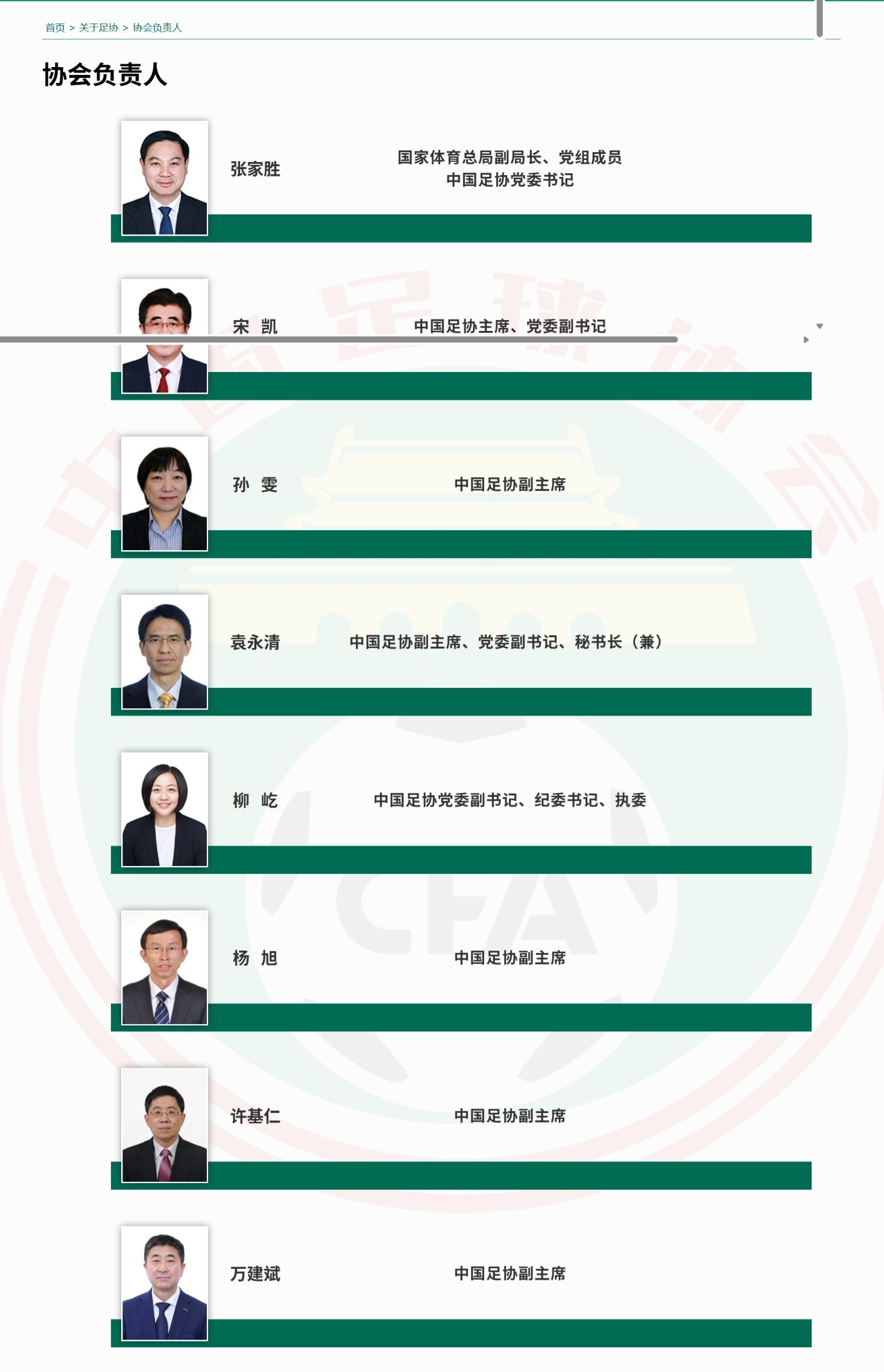 中国足协新就任的万副主席，已经悄然官宣了嘛。​​​​