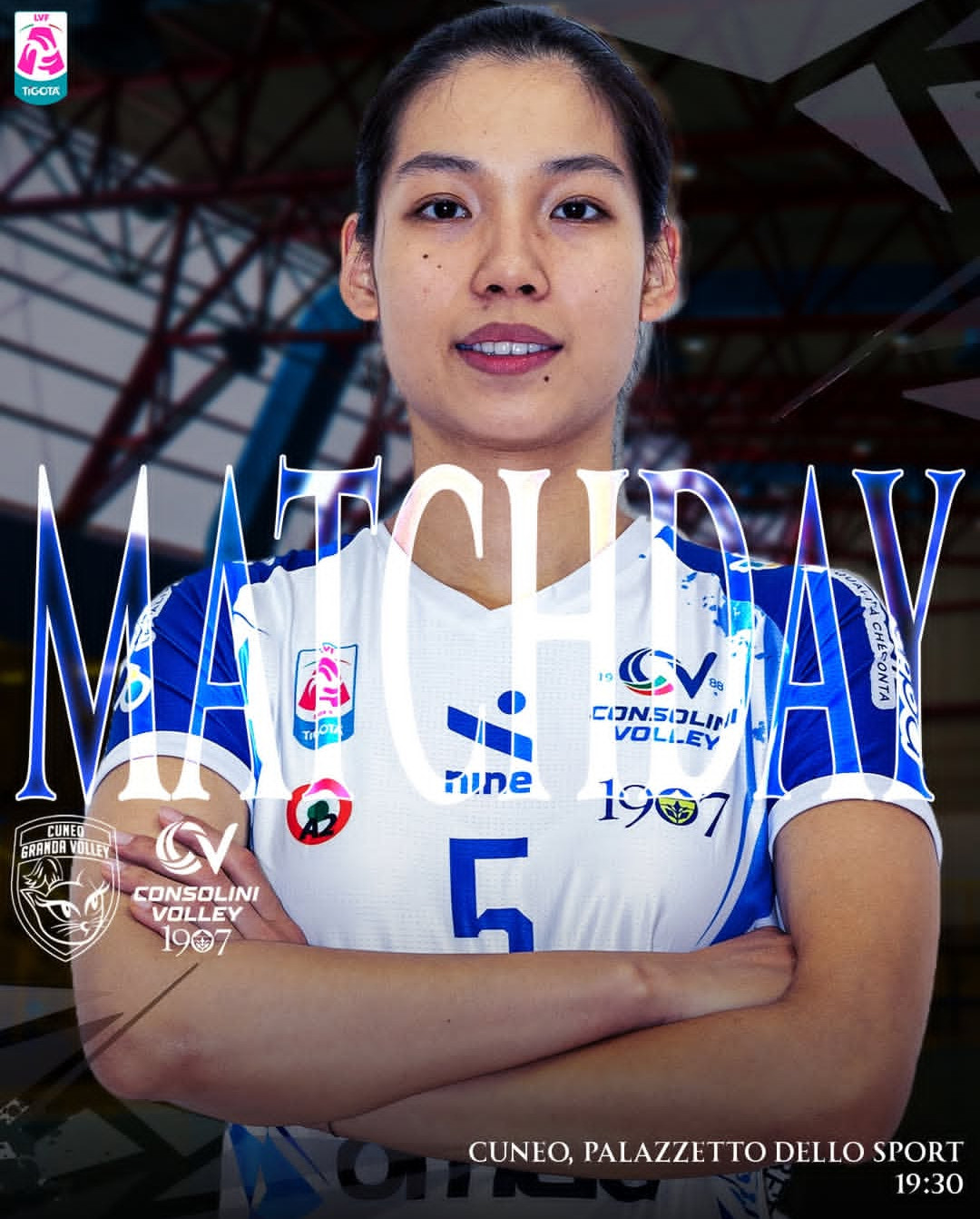 本轮庄宇珊所在的圣乔瓦尼，对阵排名第十的库内奥，这场比赛对于双方保级都非常重要！