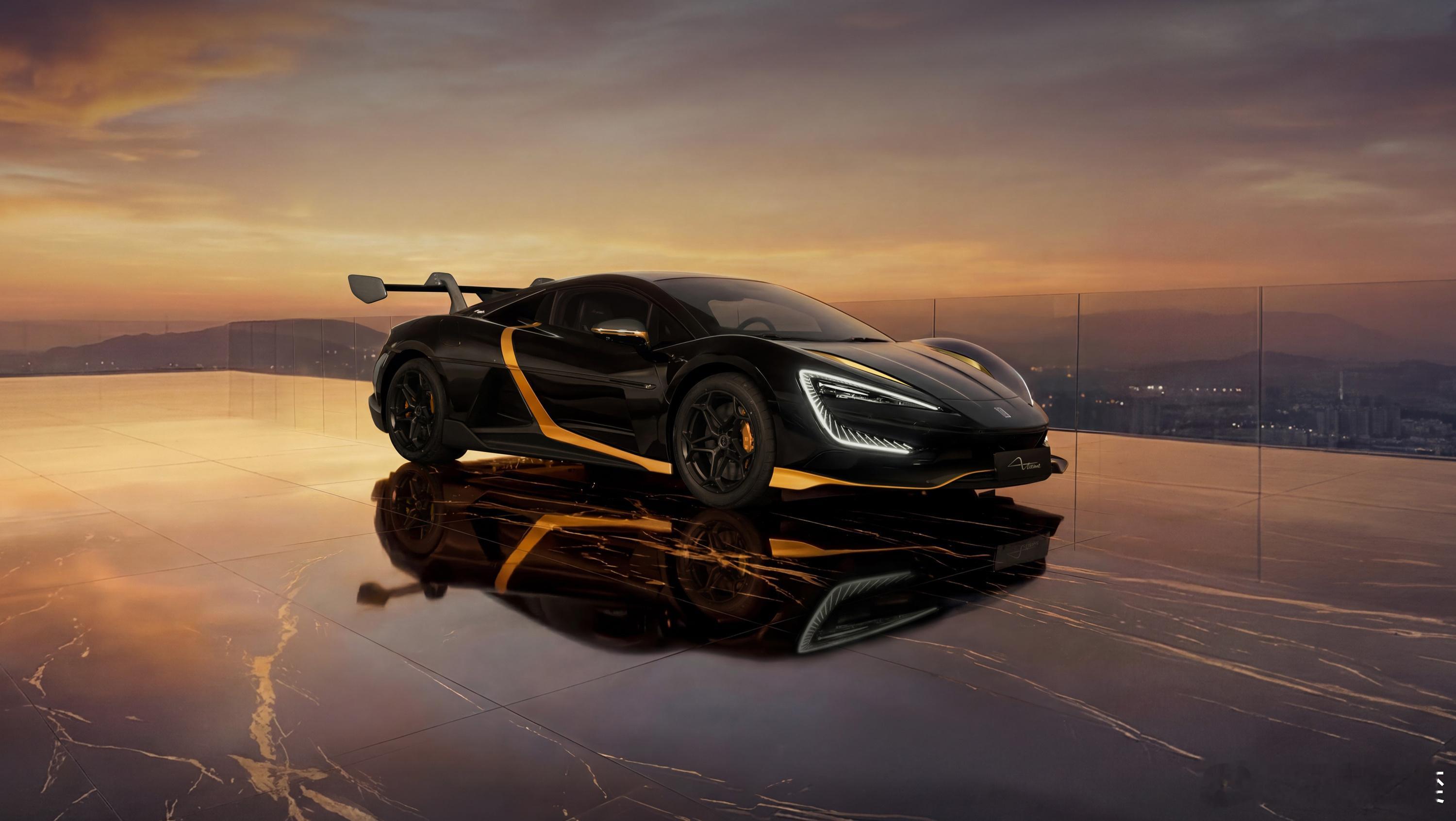 这次逛北京车展仰望的展台，感觉这次有两台车也值得好好看一下。一台是U9X「破晓时