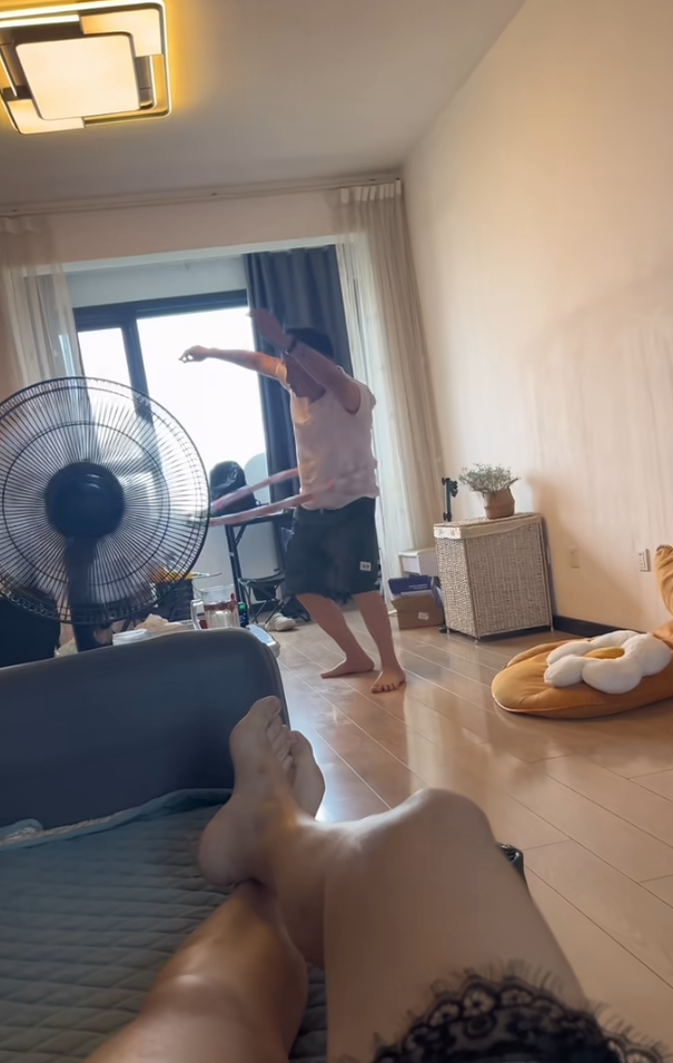 老公40岁了，突然开始健身开了