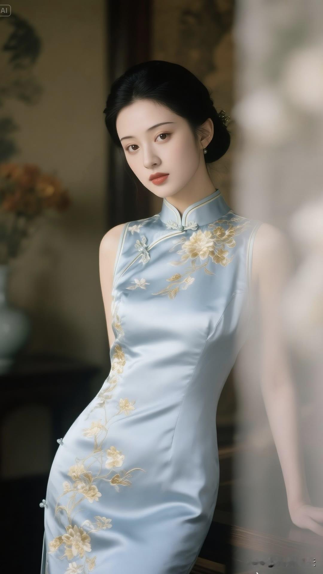 采桑误入前朝墓，藤蔓缠腰系玉玺。美女人像群高清美女古风美女古风