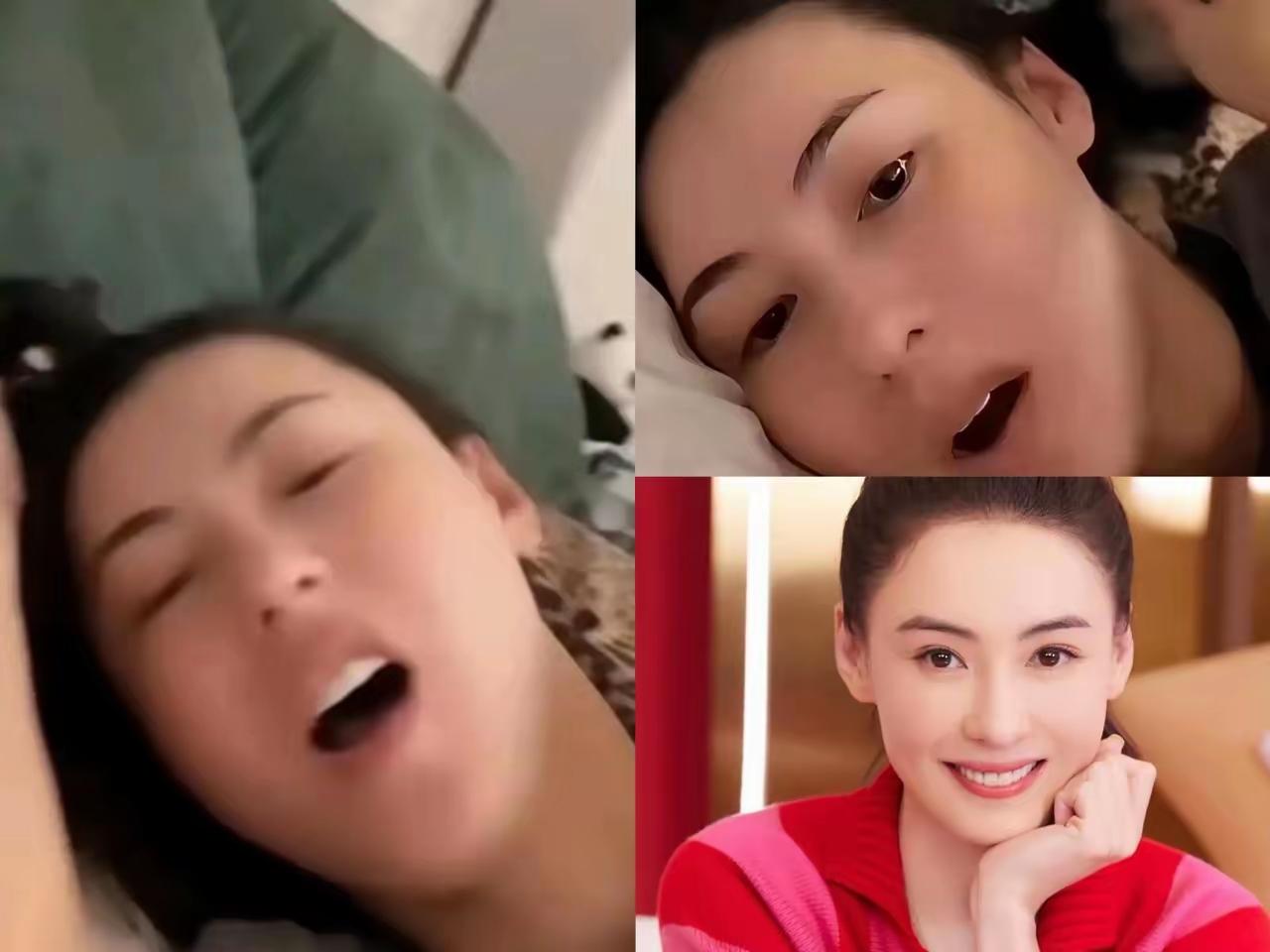 刷到张柏芝那个自拍视频，真的被她逗笑了——46岁，素着脸，对着镜头又蹦又叫，笑得