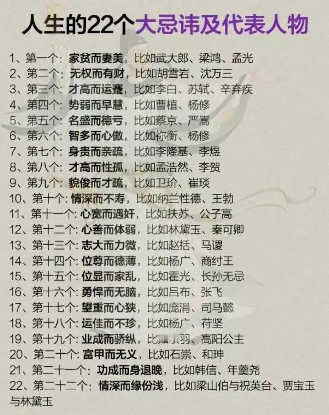 人生22个忌讳！每一个都致命危险！