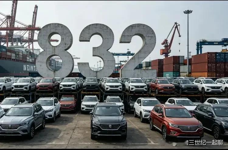 2025年我国出口汽车832万辆，今年1~4月我国汽车出口超过320万辆，全年
