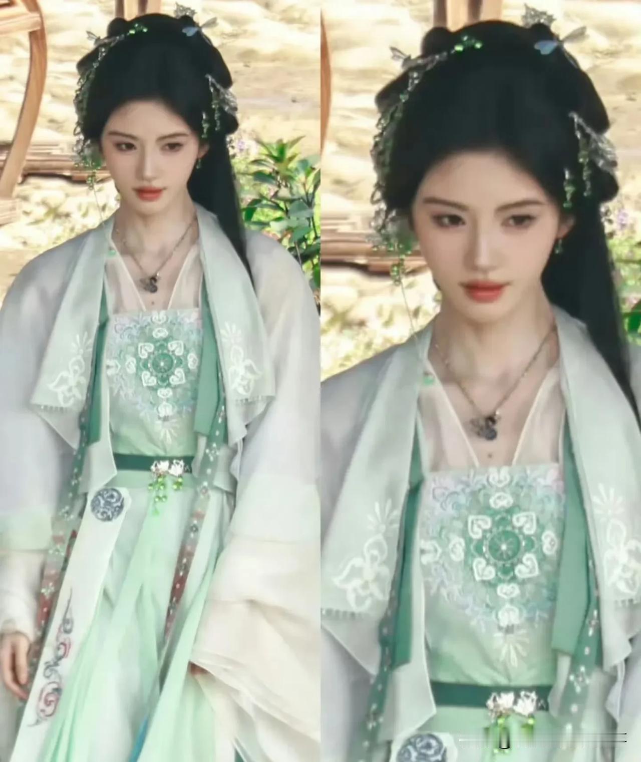 最近鞠婧祎的妆造又成了讨论焦点，网友们的评价那叫一个两极分化——有人直呼认