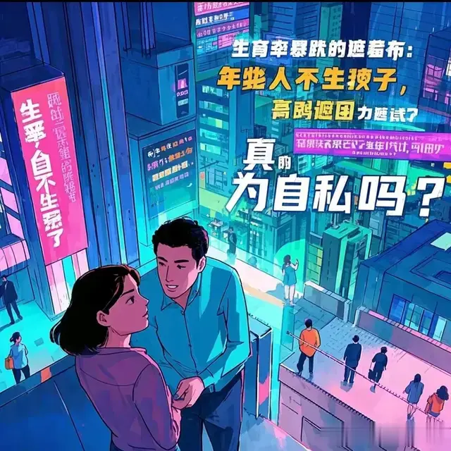 撕开生育率暴跌的遮羞布: 年轻人不生孩子, 真的是因为自私吗?