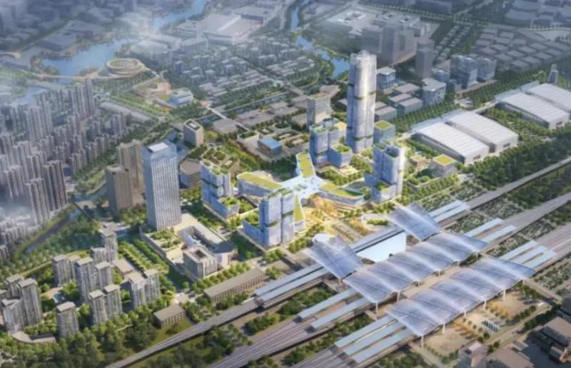 惠山高铁站未来不得了啊，或将扩建至7台22线！这个规模比无锡站可大多了，这里面