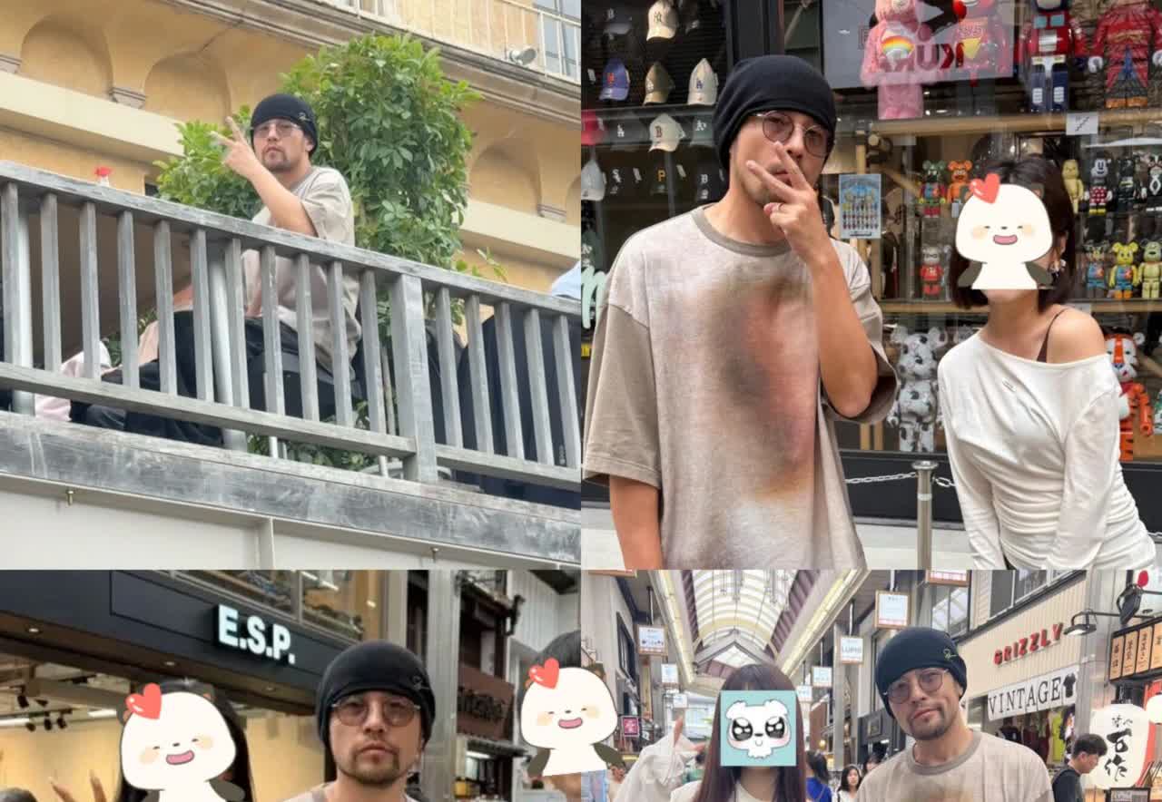 周杰伦近照好沧桑啊！最近不少网友透露，在日本京都遇到了周董，粉丝都能合影，当天他