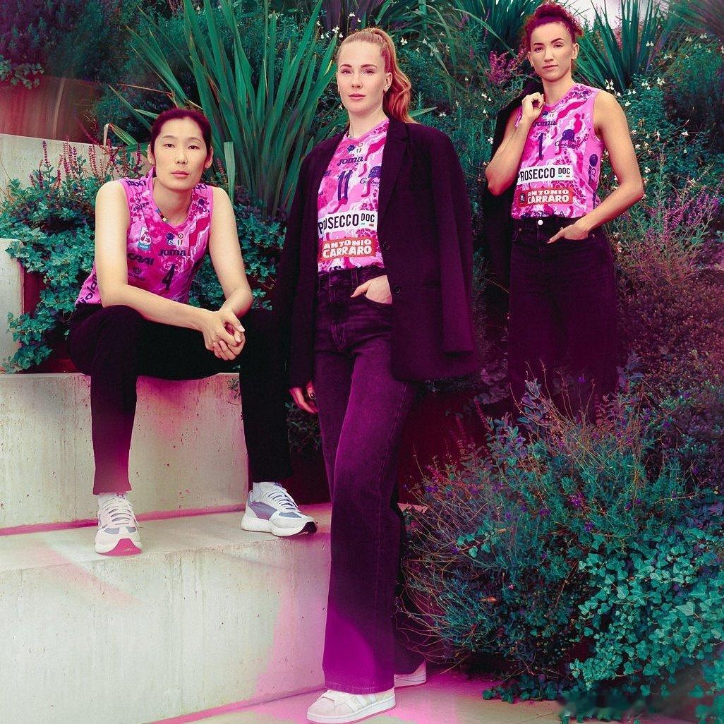 👚科内利亚诺队的进攻三叉戟——朱婷&伊莎贝拉.哈克&加比.吉马良斯。