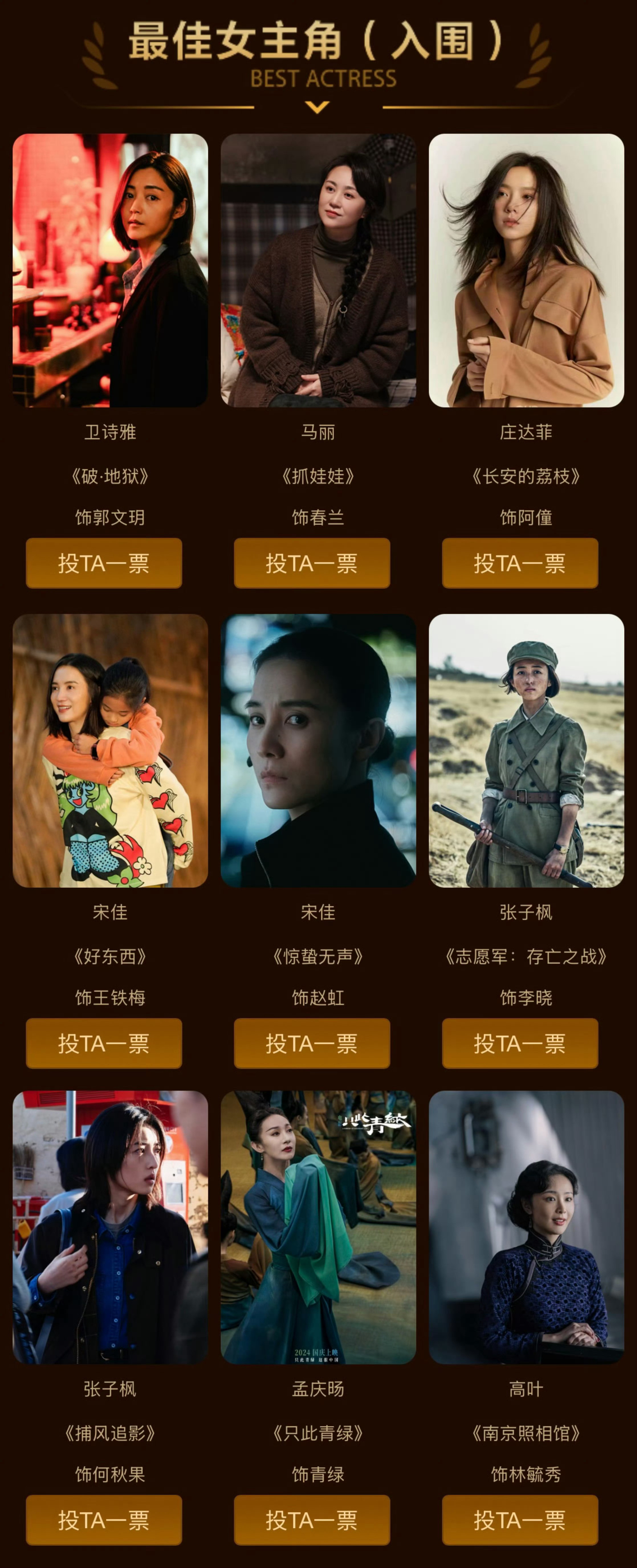 85花全员未入围百花奖女主别带入围两个女配角色的杨幂，专注某行业救命稻草三部女主