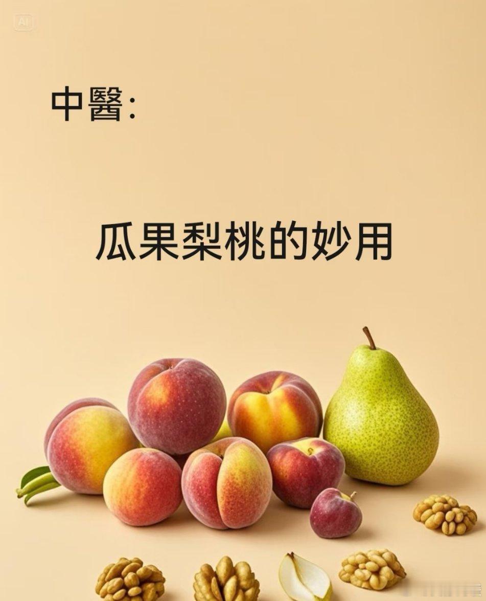 别再只把瓜果梨桃当普通食物啦！它们身上藏着的这些神奇用法，绝对让你大开眼界。桃