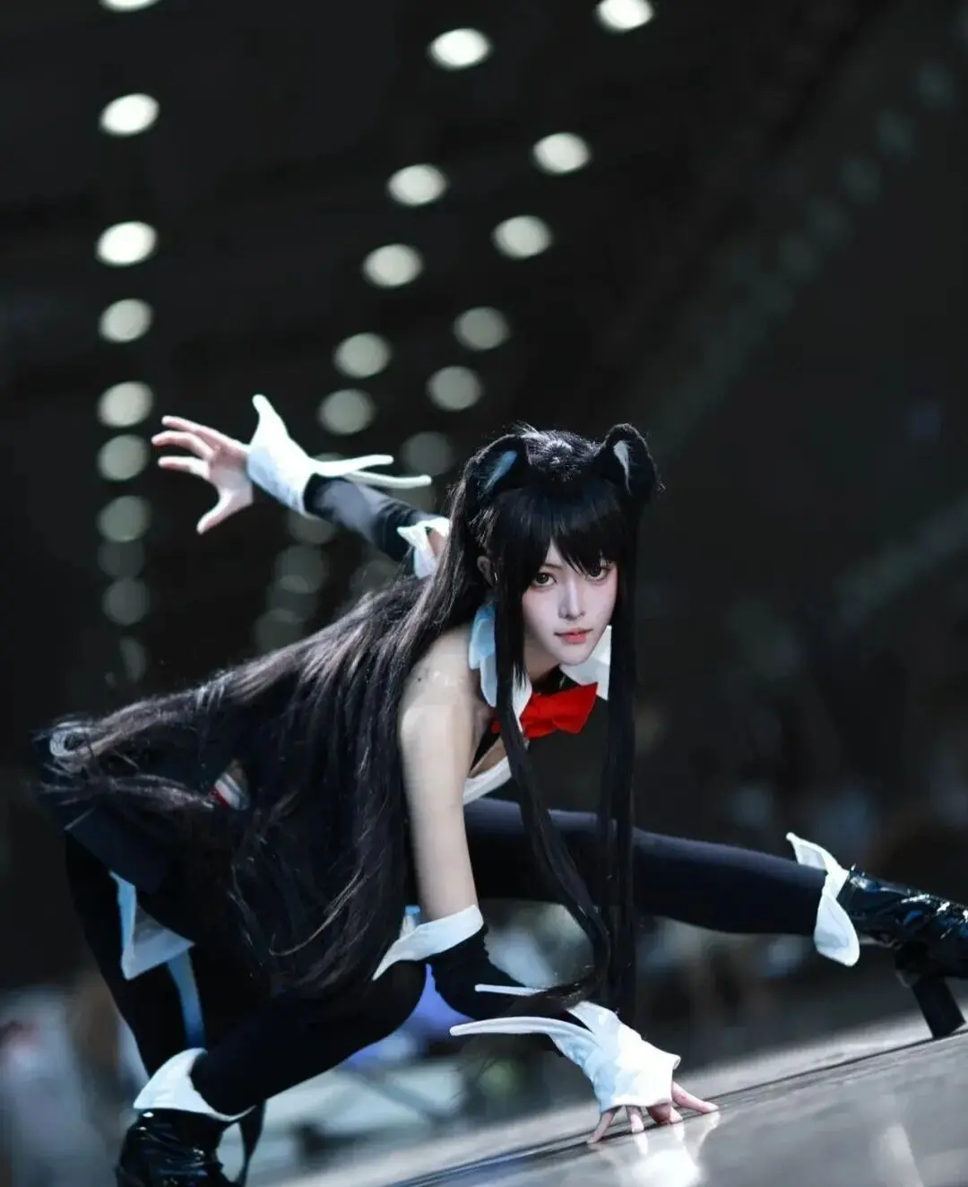 二次元御姐cos 朱竹清cos 漫展养眼造型大赏 cosplay 漫展场照返图