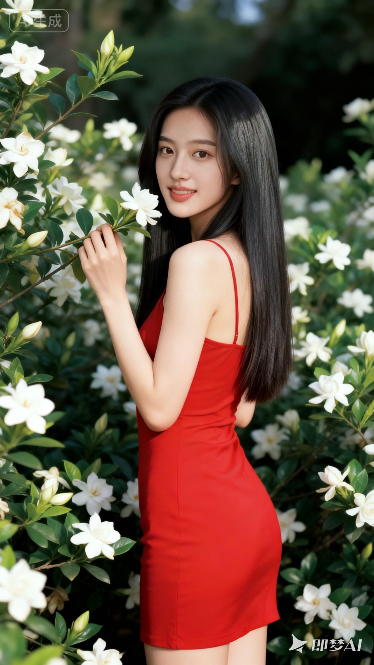 在花海中，遇见最美的自己🌸💃