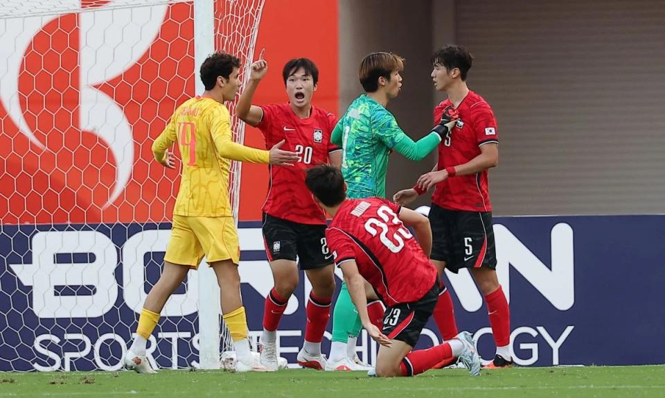 逆转战胜U23国足之后，韩国队晋级亚运会决赛，冲击三连冠。然而，韩国媒体仍然对韩