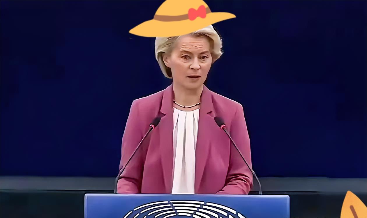 就在昨天冯德莱恩喊“欧洲自救”但晚了2025年12月17日，冯德莱恩在法