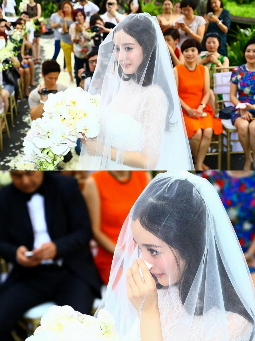 tg杨幂这组婚纱造型是内娱女星首位INS点赞破百万的图