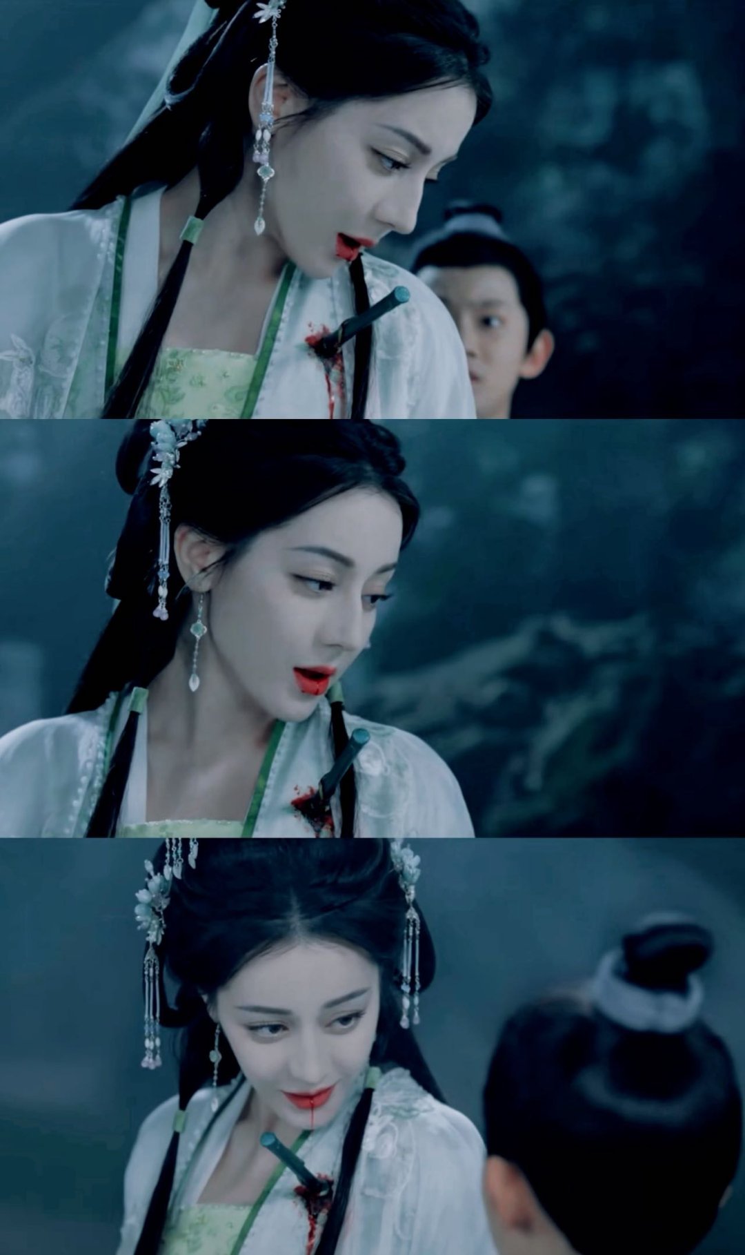 迪丽热巴这段给我看爽了从失去灵力被一路压制，隐忍又破碎，到天亮瞬间开大强势反压方