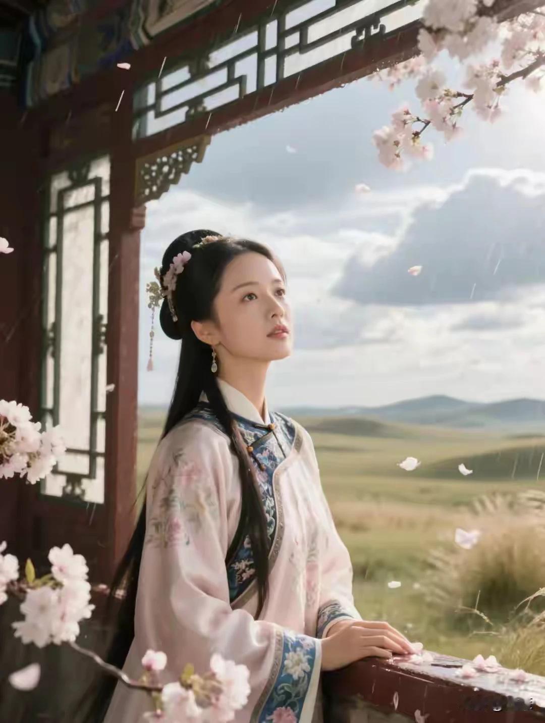 闲看花落，静观云舒，得失随缘，悲喜由心。