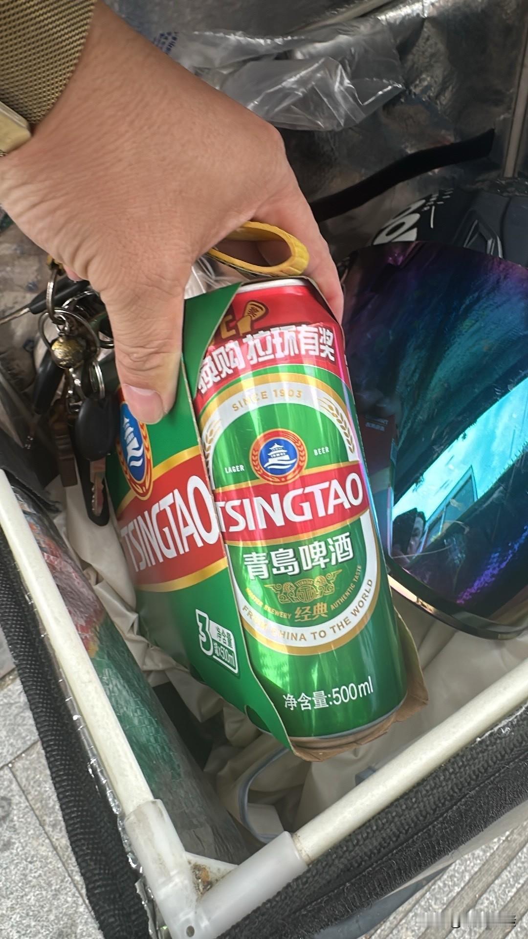 这个啤酒好不好喝先不谈，中奖率有蛮高。无意之间买到这个啤酒，开始买了六罐没在