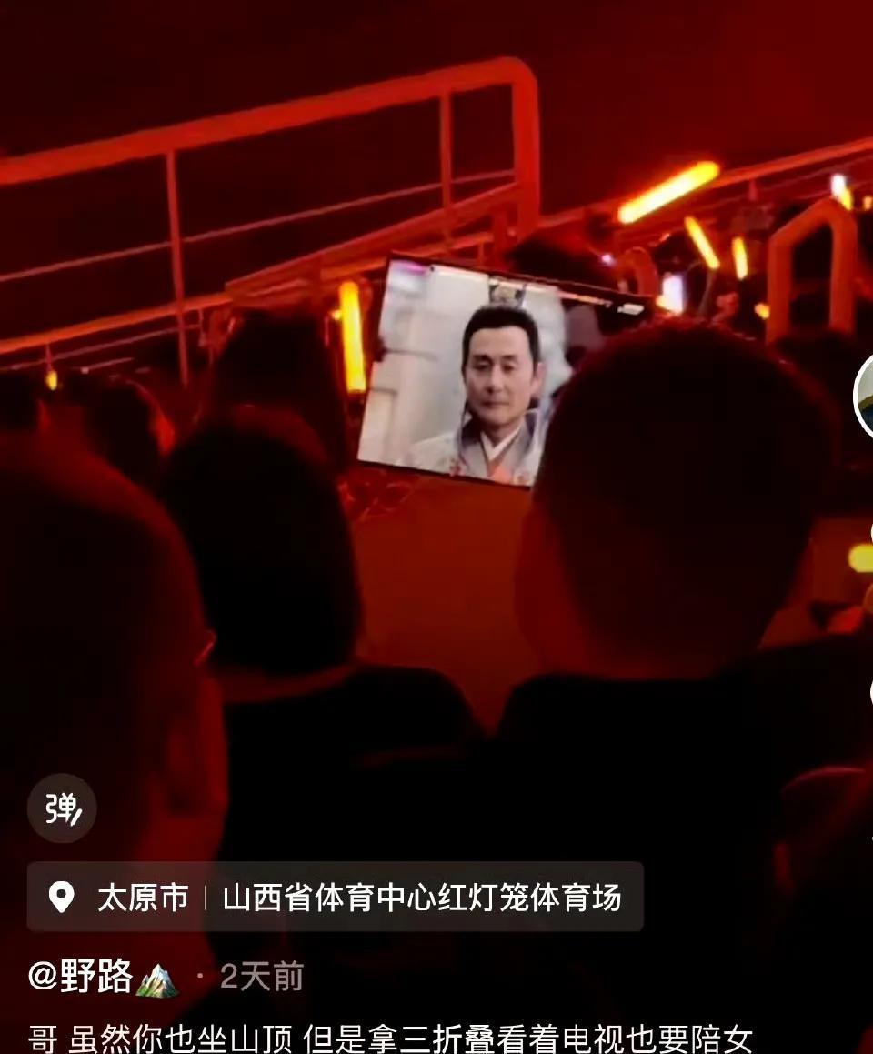 藏海传火到了演唱会现场，有人在演唱会内场看藏海传，我就想说这么吵，你还能看下去，